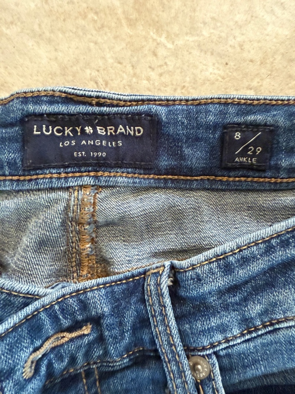 Lucky Brand Denim Ankle Jeans - Blue